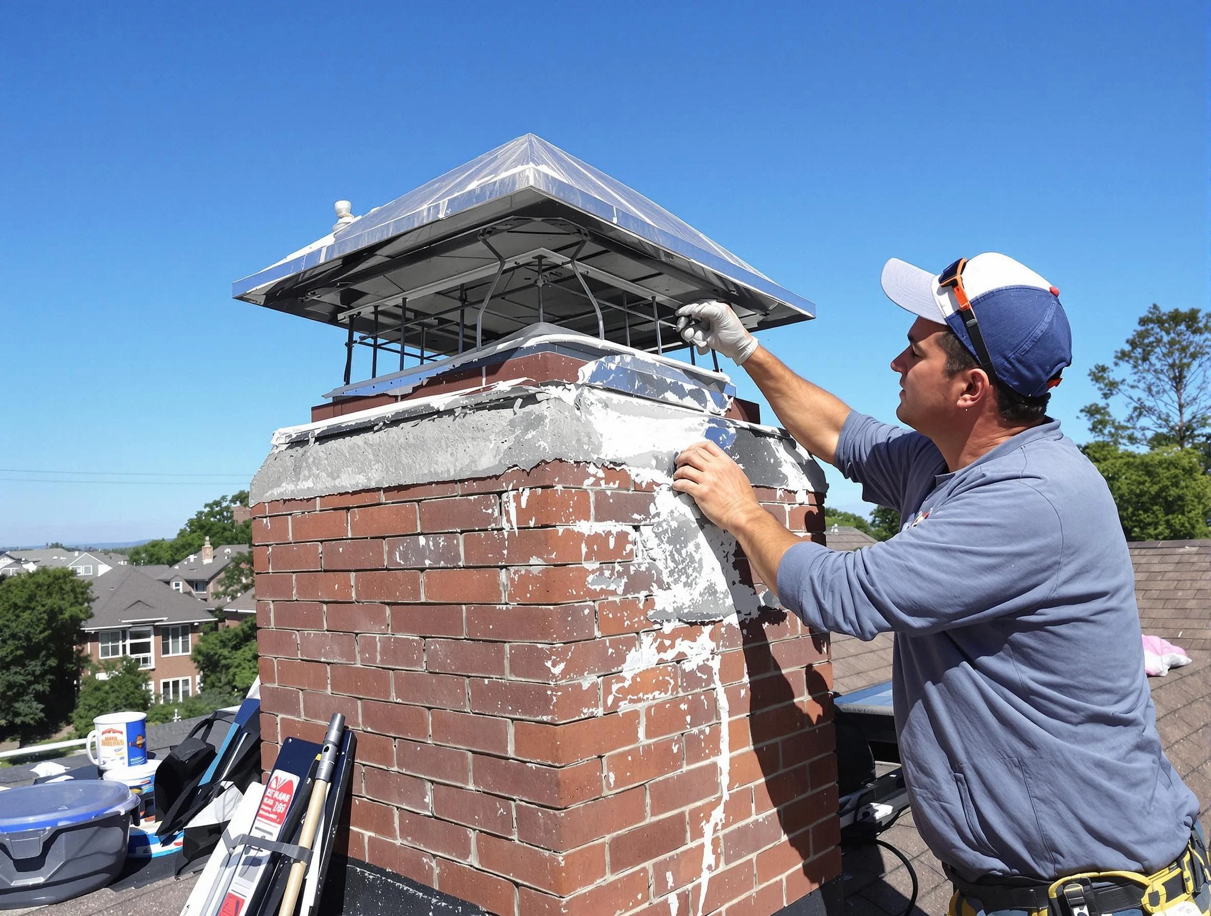 Chimney Crown Services service in Hopewell, PA